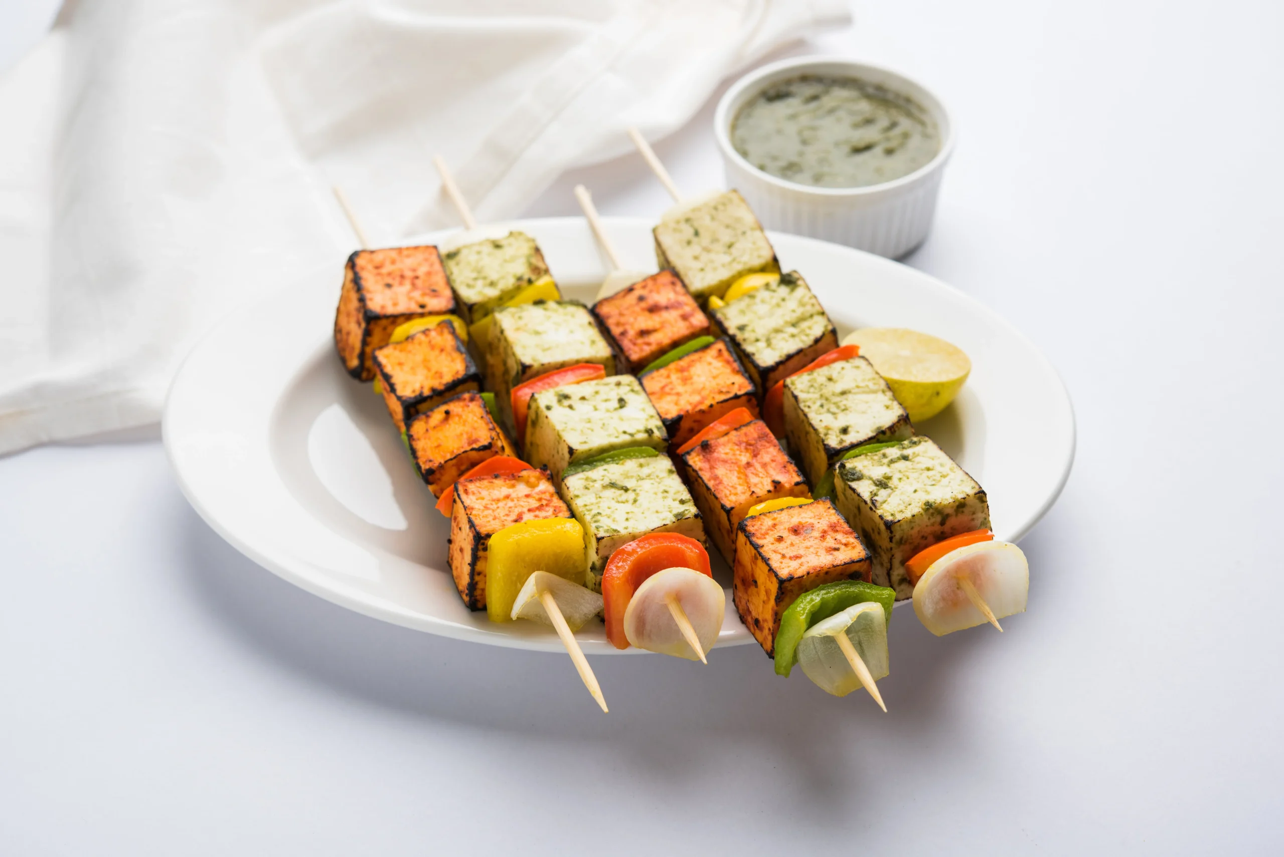 Paneer Tikka Skewers